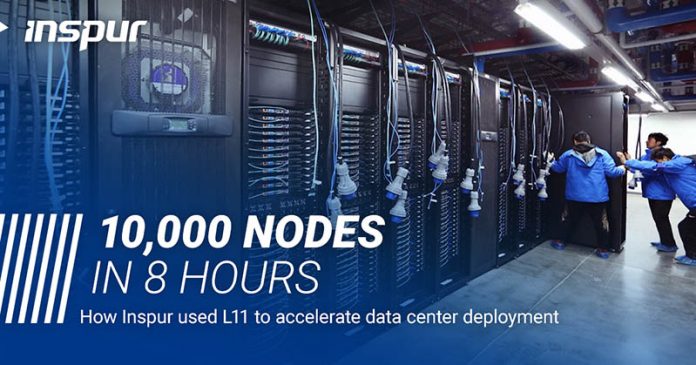 Inspur Baidu 10k Nodes In 8 Hours Cover Used With Permission