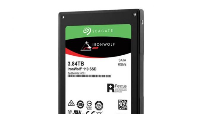 Seagate IronWolf 110 3.84TB SATA SSD for NAS Applications Seagate IronWolf 110 3.84TB NAS SSD