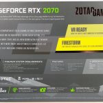 ZOTAC RTX2070 Blower Retail Box Back