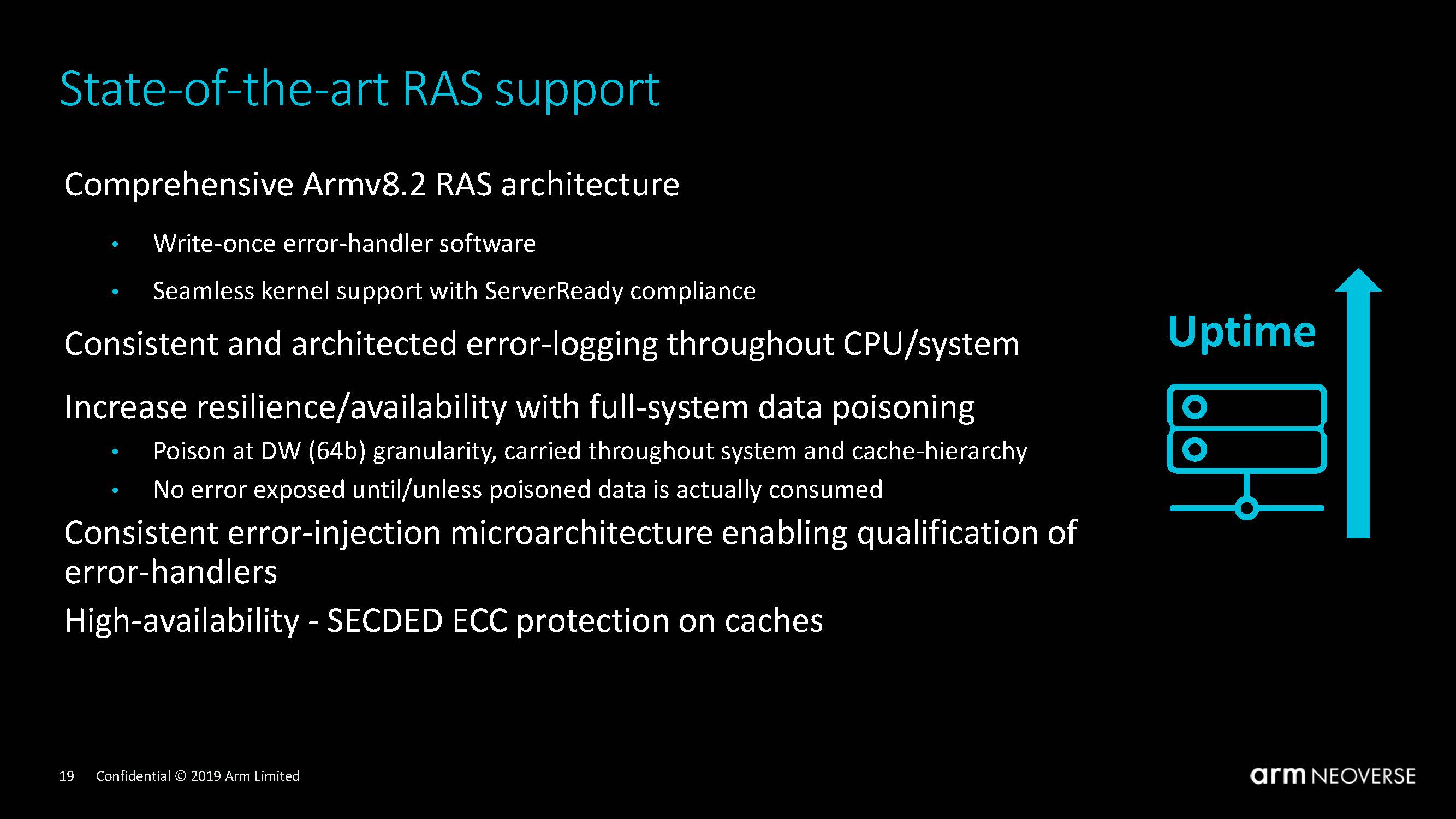 Arm Neoverse N1 Tech Day RAS Support