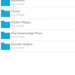 Filegear One Plus Android App Folder View