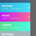 Filegear One Plus Android App Menu Options