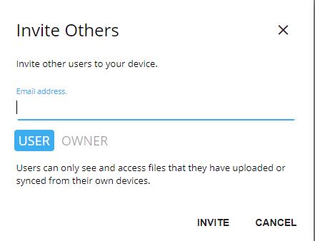 Filegear One Plus Invite Others