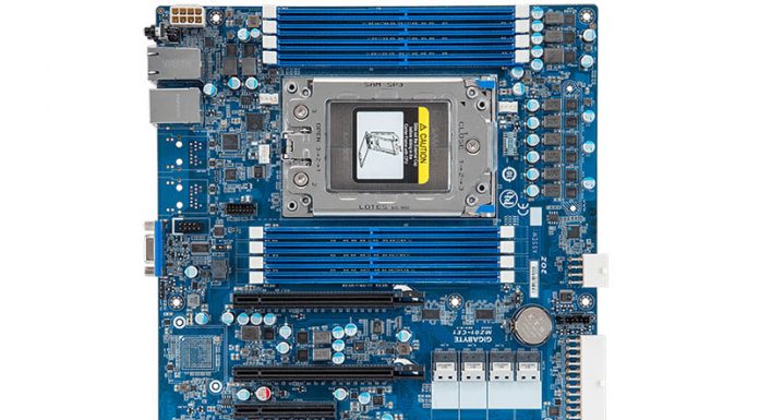 Gigabyte MZ01-CE1 Review an AMD EPYC ATX GPU Motherboard Gigabyte MZ01 CE1 Overview 2