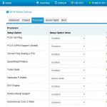 Inspur Management BIOS Settings