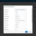 Inspur Management Storage Virtual Drive Creation