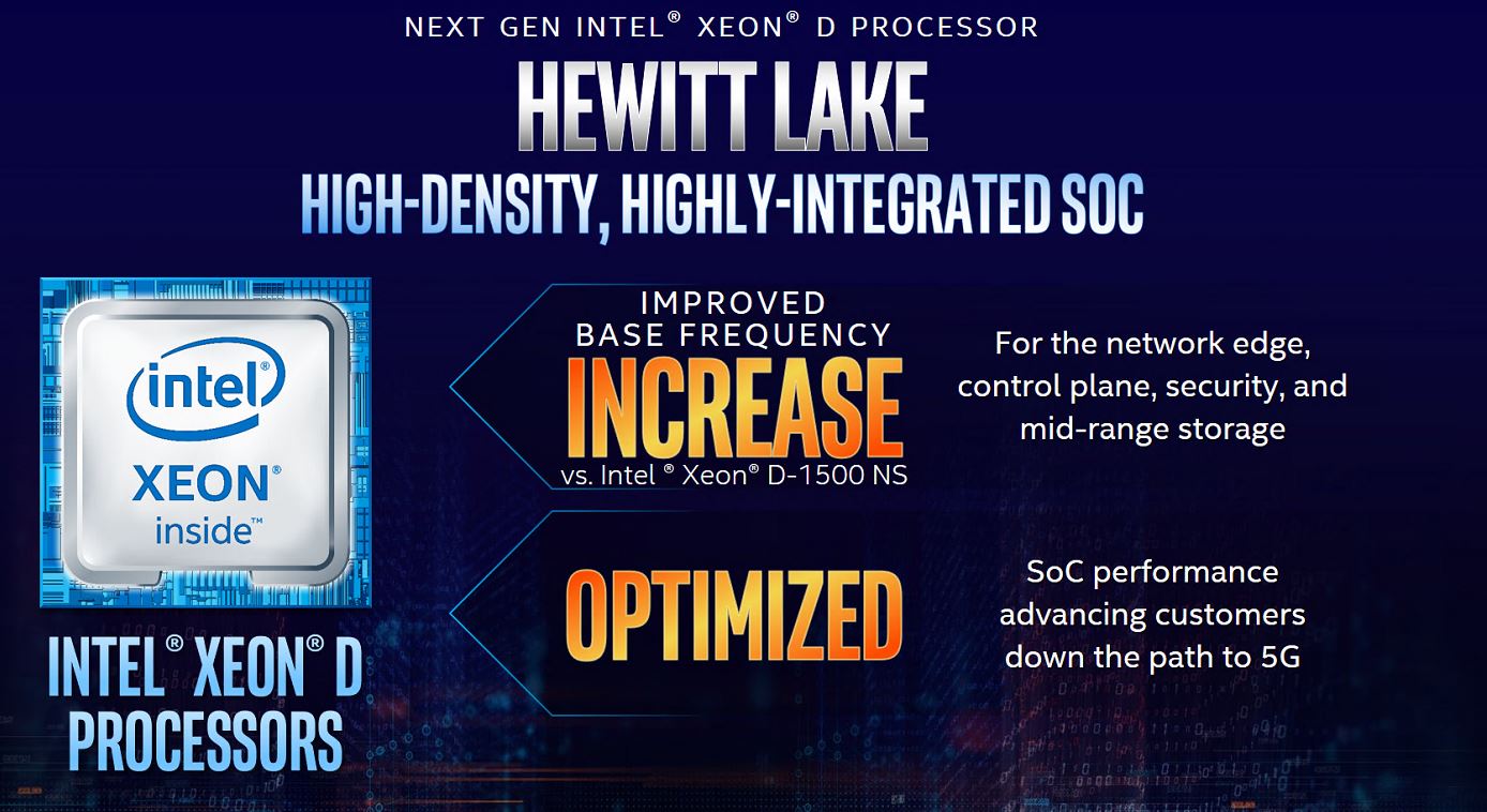 Intel Xeon D Hewitt Lake Update