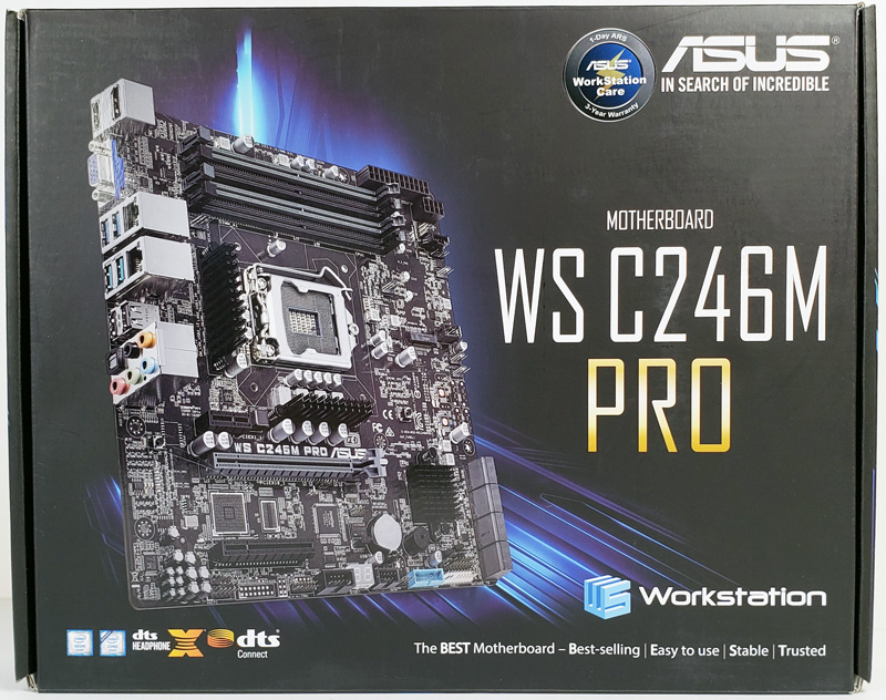 ASUS WS C246M Pro Motherboard Box Front