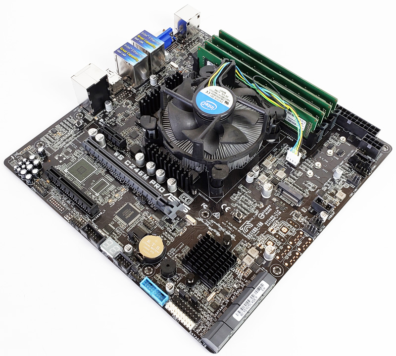 ASUS WS C246M Pro Motherboard Top