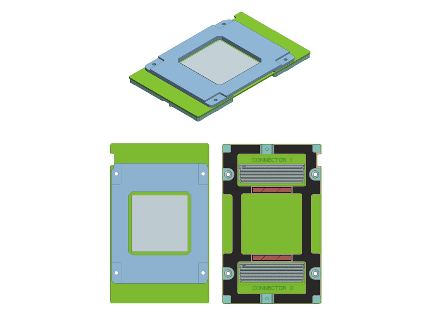 Facebook OCP Open Accelerator Module OAM Drawing