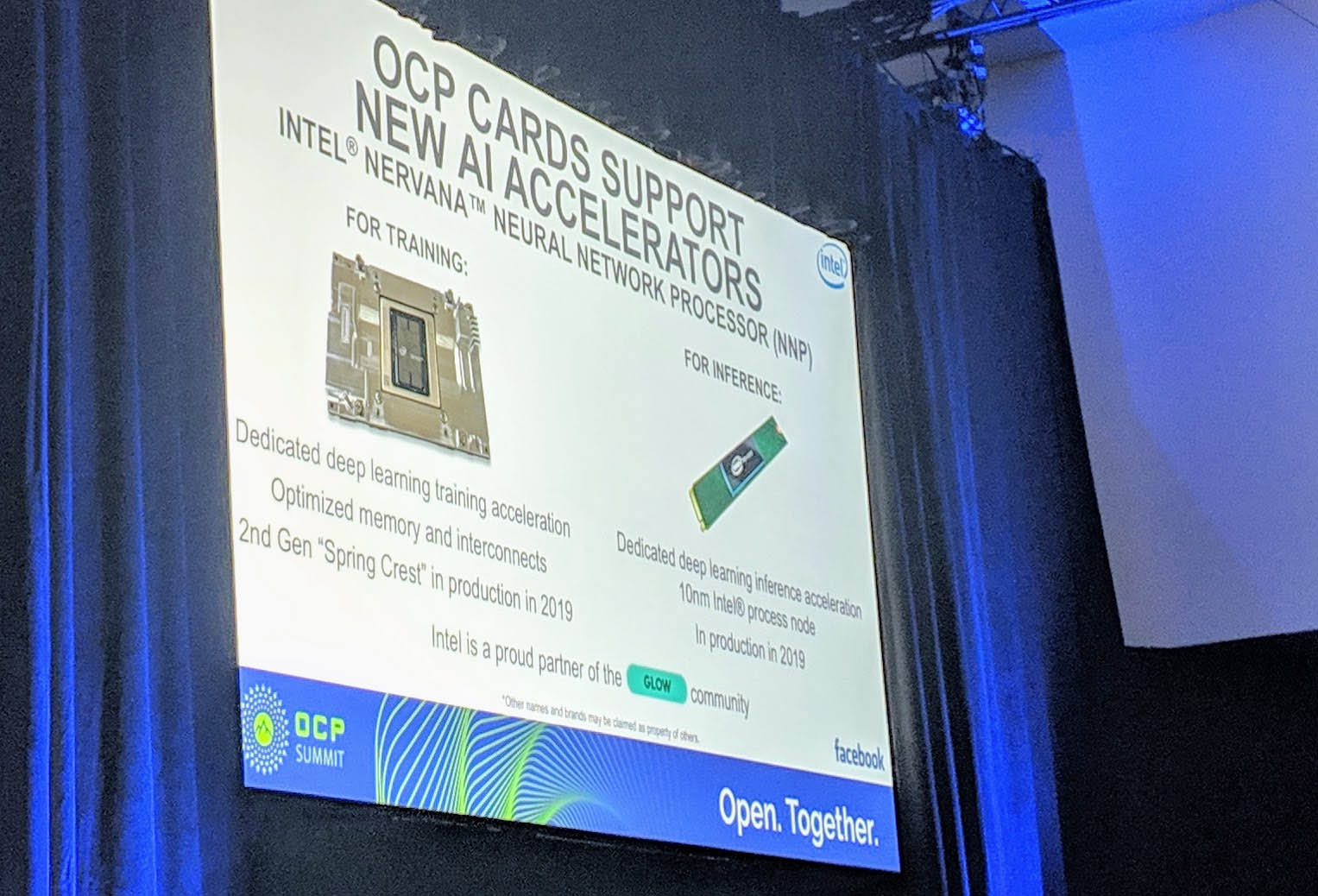 Intel Spring Crest And 10nm M2 At OCP Summit 2019