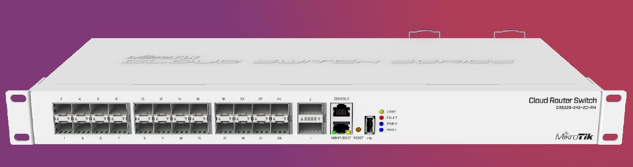 MikroTik CRS326 24S_2Q Switch