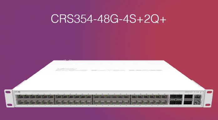 New MikroTik CRS 10GbE and 40GbE Switches for 2019 MikroTik CRS354 48G 4S_2Q Switch