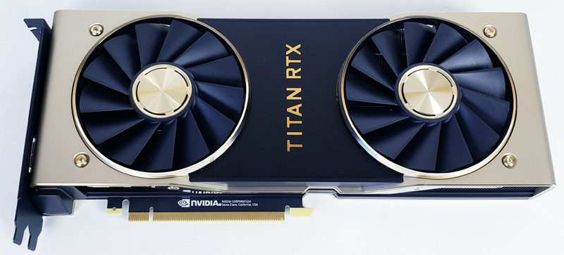 Nvidia Titan RTX Front