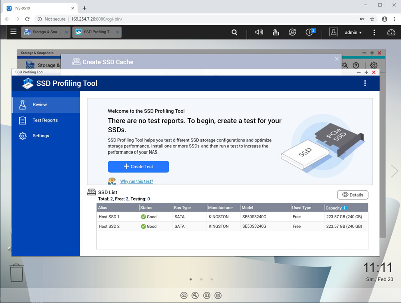 QNAP TVS 951X SSD Profilng Tool 1