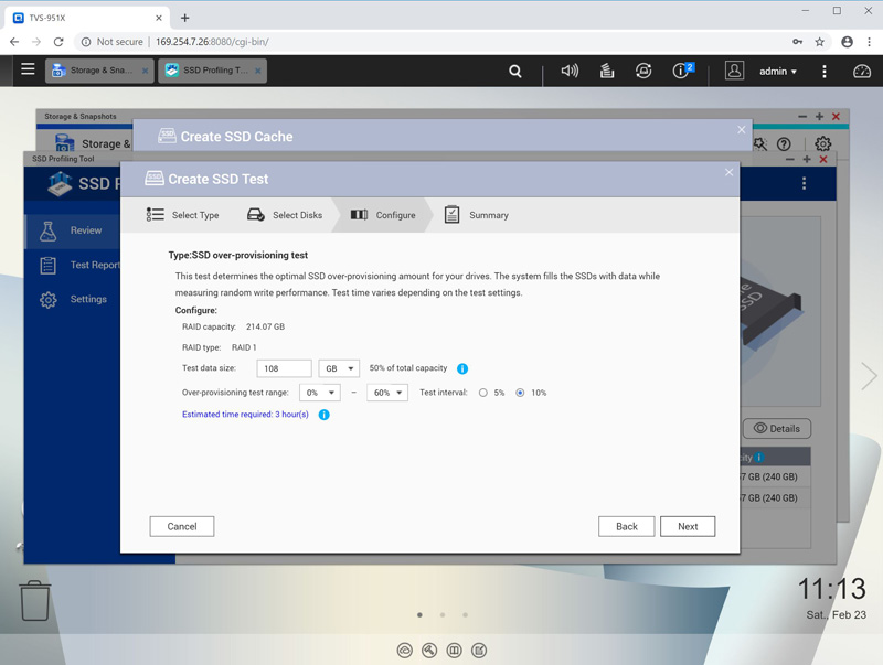 QNAP TVS 951X SSD Profilng Tool 3