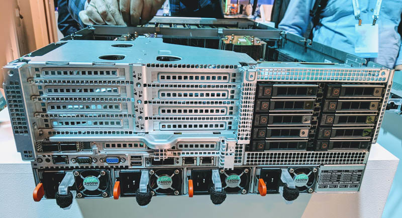 Dell EMC DSS 8440 DTW 2019 Show Floor Rear