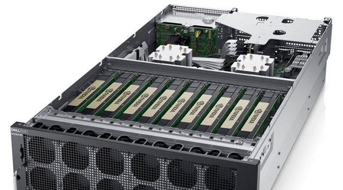 IDC 1Q19 Quarterly Server Tracker Dell EMC Top and Inspur Grows Dell EMC DSS 8440 Front Three Quarter