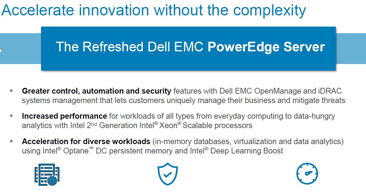 Dell EMC PowerEdge April 2019 Announcements Summary