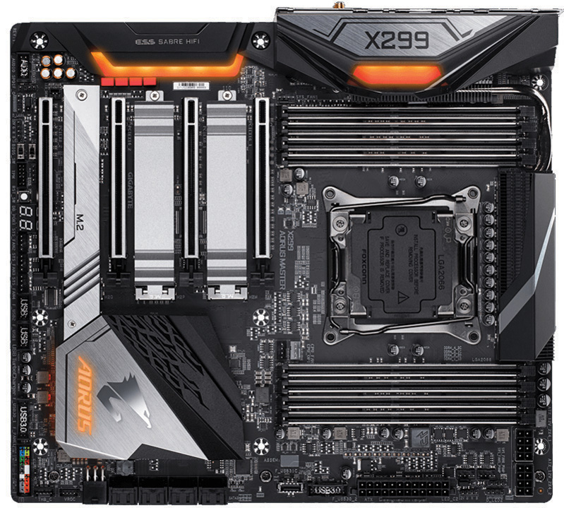 Gigabyte X299 AORUS Master Top