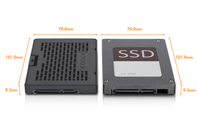 forkorte fætter bemærkning Icy Dock EZConvert MB703M2P-B Review M.2 SATA to 2.5 SSD Converter Adapter