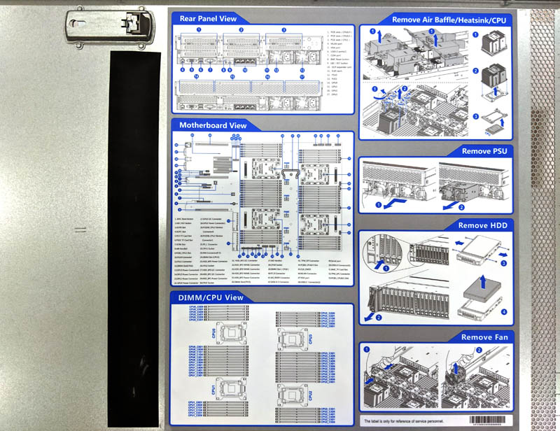 Inspur Systems NF8260M5 Cover Diagram