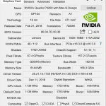 Lenovo ThinkPad P52 GPUz