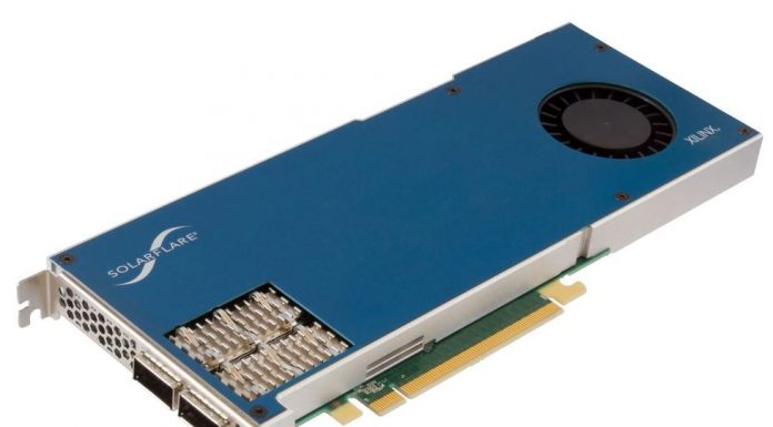 Xilinx to Acquire SolarFlare for SmartNIC Capabilities SolarFlare Xilinx 100GbE SmartNIC