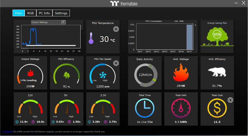 Thermaltake Toughpower DPS Software