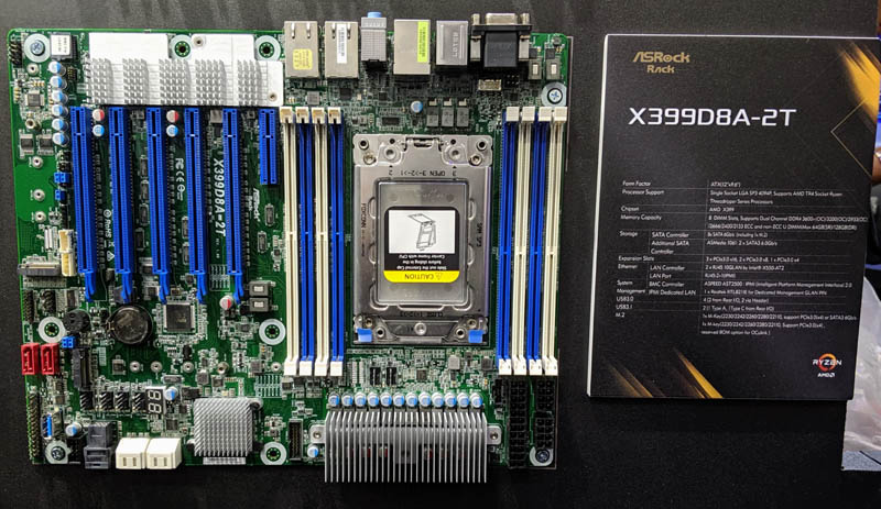 ASRock Rack X399D8A 2T Computex 2019