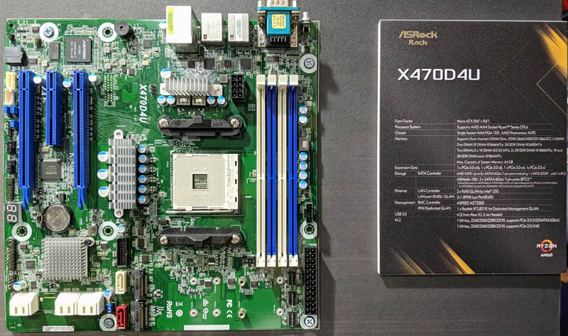 ASRock Rack X470D4U Computex 2019