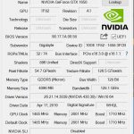 Gigabyte GTX1650 OC 4GB GPUz