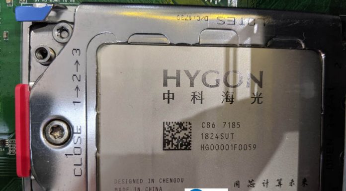 Hygon Dhyana Spotted an AMD EPYC Cousin Hygon Dhyana Top View 1