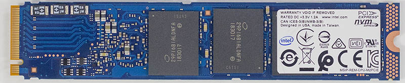 Intel Optane DC P4801X 100GB M.2 Bottom