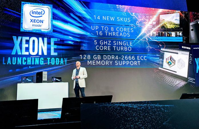 Intel Xeon E 2200 Launch Cover