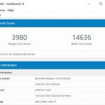 Lenovo ThinkCentre M720q Tiny Geekbench CPU