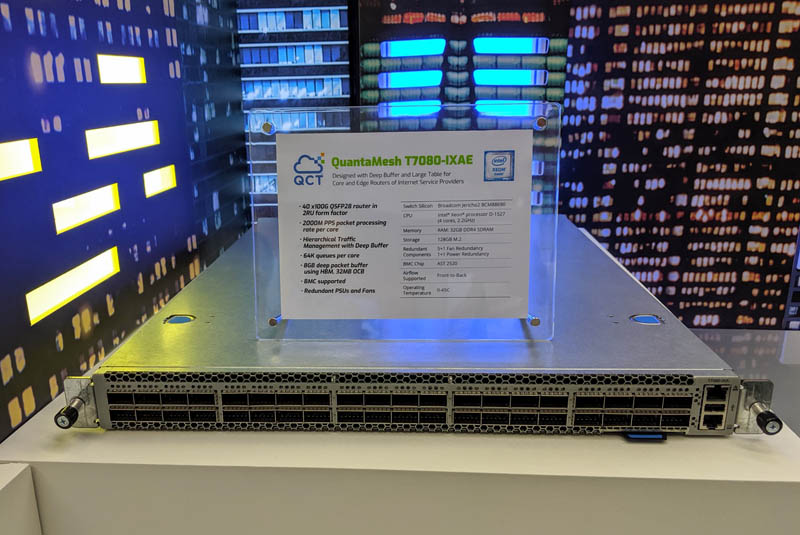 QCT QuantaMesh T7080 IXAE 40x 100GbE Router