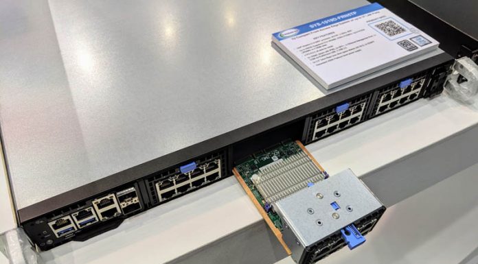 Supermicro Embedded Products at Computex 2019 Supermicro SYS 1019D FRN5TP Front Module Out