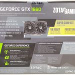 ZOTAC GTX1660 6GB Box Back