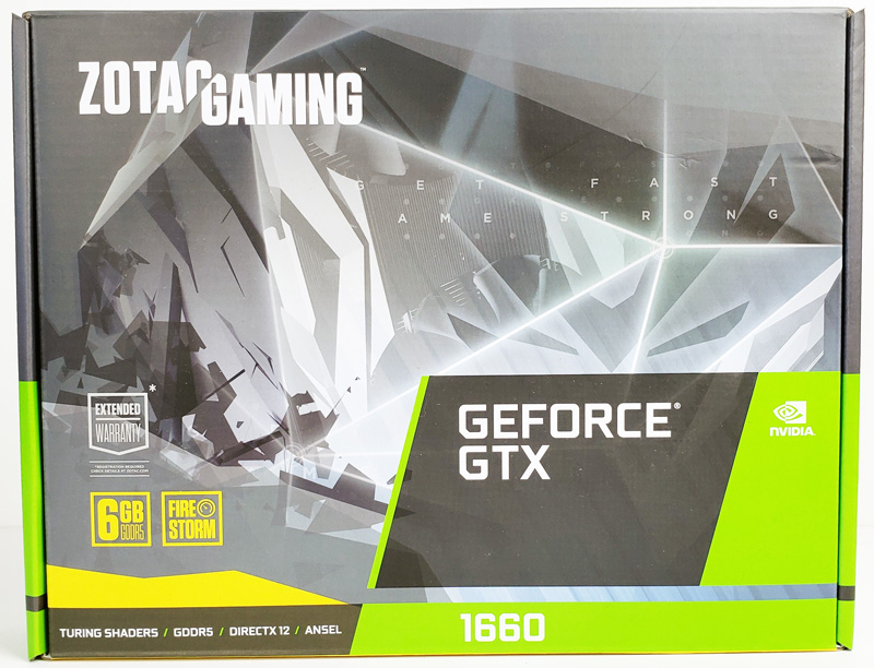 ZOTAC GTX 1660 6GB Box Front