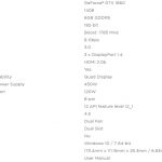 ZOTAC GTX1660 6GB Specifications