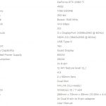 ZOTAC RTX2080 Ti Specifications