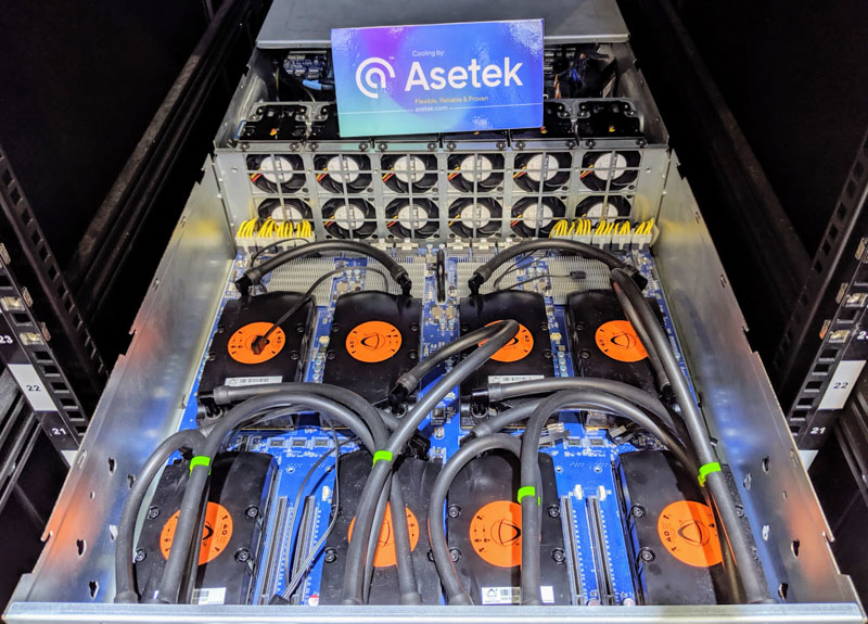 Gigabyte G481 S80 Liquid Cooled By Asetek GPUs