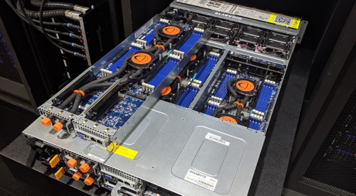 Gigabyte Shows Water Cooled NVIDIA Tesla and AMD EPYC Servers Gigabyte H261 Z60 Liquid Cooled By Asetek Internal