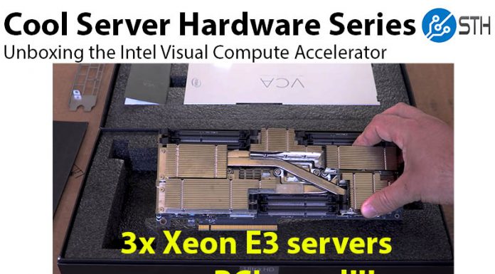 Unboxing the Intel Visual Compute Accelerator Intel VCA Unboxing Cover