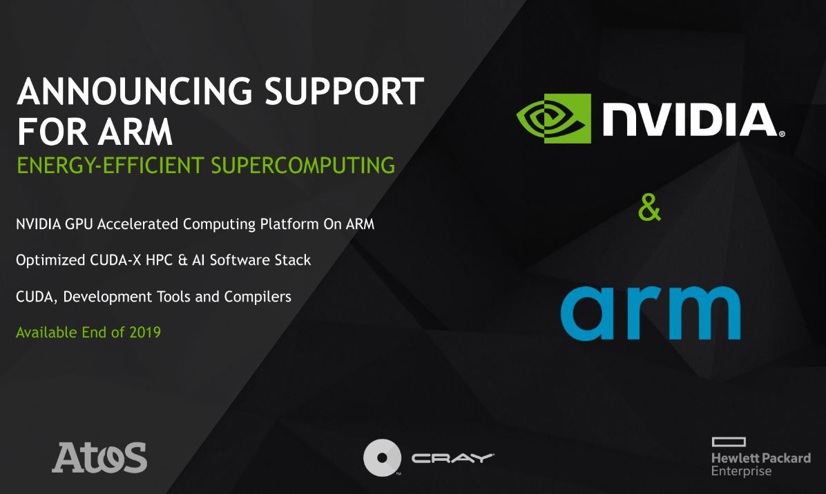 NVIDIA Arm Support At ISC 2019