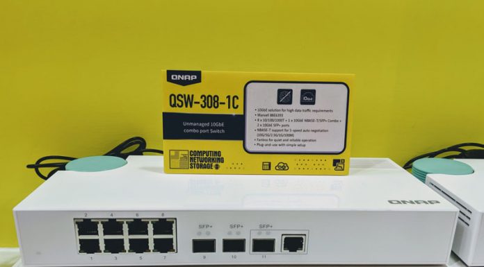 New QNAP 10GbE SMB Switches at Computex 2019 QNAP QSW 308 1C At Computex 2019
