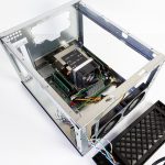 SilverStone CS280 Motherboard Installed