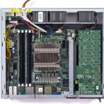 Supermicro AS E301 9D 8CN4 Internal Motherboard View Configured