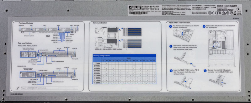 ASUS RS500A E9 RS4 U Service Diagram